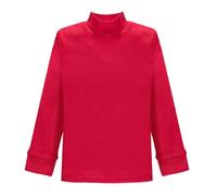 Ellepi Maglia Lupetto Bambino Bambina Manica Lunga Caldo Cotone - Disponibile in Un vasto Assortimento di Colori. Disponibilità di Assortimento Personalizzato (12 Anni, Rosso)