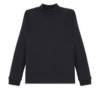 Ellepi Maglia Lupetto Bambino Bambina Manica Lunga Caldo Cotone - Disponibile in Un vasto Assortimento di Colori. Disponibilità di Assortimento Personalizzato (5 Anni, Nero)