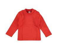 Ellepi Maglia Lupetto Manica Lunga Caldo Cotone Neonato Collo Alto Maglietta Neve Inverno Bambina Bimbo Mesi Anni Aperta Spalla Bottoni Bianco Panna Rosa Rosso Blu Grigio Azzurro (Rosso, 12 Mesi)