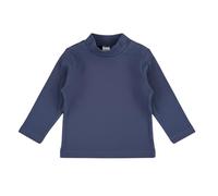 Ellepi Maglia Lupetto Manica Lunga Caldo Cotone Neonato Collo Alto Maglietta Neve Inverno Bambina Bimbo Mesi Anni Aperta Spalla Bottoni Bianco Panna Rosa Rosso Blu Grigio Azzurro (Blu, 9 Mesi)