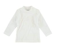 Ellepi Maglia Lupetto Manica Lunga Caldo Cotone Neonato Collo Alto Maglietta Neve Inverno Bambina Bimbo Mesi Anni Aperta Spalla Bottoni Bianco Panna Rosa Rosso Blu Grigio Azzurro (Panna, 12 Mesi)