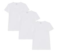Ellepi Magliette Bambino Cotone Bielastico Collo a V - Set 3 pz (6 Anni, BCO)