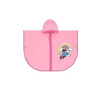 Ellepi Mantella pioggia minnie topolino bambino bambina impermeabile anni poncho antipioggia mantellina bimba bambini giacca bimbo kway regalo compleanno abbigliamento (Minnie, 3-4 anni)