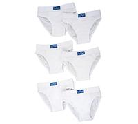 Ellepi Mutande Slip Bambino Ragazzo Anni Cotone (Bianco, 7-8 Anni)