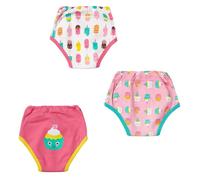 Ellepi Mutandine apprendimento Bambino Bambina Confezione da 3 (Gelato, 2 Anni)