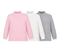 Ellepi Set 3 Maglie Lupetto Bambini 100% Caldo Cotone Manica Lunga