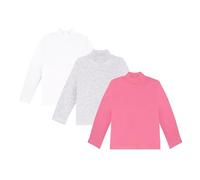 Ellepi Set 3 Maglie Lupetto Bambini 100% Caldo Cotone Manica Lunga