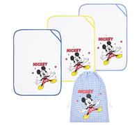 Ellepi Set Asilo Disney - 3 Asciugamani + Sacchetto con Laccetti (Topolino)