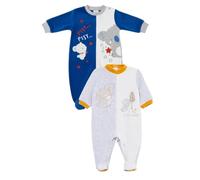 Ellepi set tutine ciniglia neonato confezione da 2 (6 Mesi, Bimbo2)