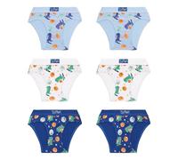 Ellepi Slip Bambino in Cotone 6 Pezzi | Morbidi e Resistenti | Fantasie Colorate Divertenti | 95% Cotone 5% Elastan | Taglie 2/3 - 13/14 Anni (BF5003DP, 9-10 Anni)