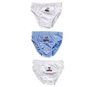 Ellepi Slip Bambino Topolino Cotone Elasticizzato 3 Mutande Bimbo Tinta Unita Fantasia Boxer Intimo Ragazzo Anni 2-3-4-5-6-7-8-9-10 Morbido Elastico Colori Anallergici Italia (6-7 Anni, Topolino)