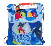 Ellepi SpA Set da 3 Pezzi Bing, Zainetto 30x40, Telo Mare in Microfibra 70x130 e Cappellino 54 per Bambini, in due Colori Blu e Rosa (1504-03) (Blu)