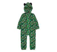 Ellepi tutone Zip Pigiama Bambino Anni Bambina Tuta Pile Intero Pigiami Disney Minnie Topolino Coral Bimbo Invernale Bambini Bimba Abbigliamento agazzo Regalo Ragazza Interi (Topolino Verde, 6 Anni)