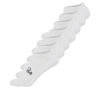 Ellesse ARADO, calzini unisex da sneaker, 7 paia - Trainer Liner, logo, bianco, 43-46