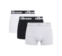 Ellesse Boxer Uomo Pantaloncini Hali, 3er Pacco - Moda Costume, Logo, Cotone Str
