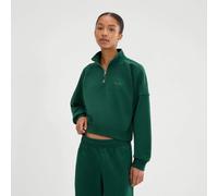Ellesse Carrera 1/4 Zip Manica lunga Donna-verde scuro in verde
