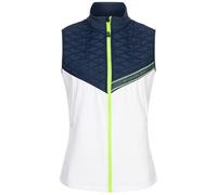 Ellesse Delia 1/2 Cerniera Frann Donna Golf Manica Lunga senza Top Gilet Bianche