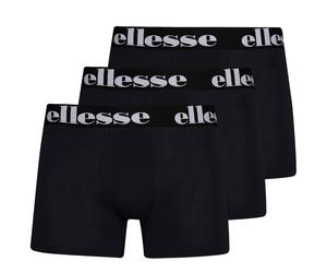 Ellesse Elia Boxer Da Uomo Confezione Da 3 Intimo Nero Nuovo