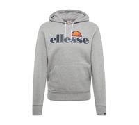 ELLESSE Felpa 'Gottero' blu notte / grigio sfumato / mandarino / granatina Uomo ELLESSE 4XL blu notte / grigio sfumato / mandarino / granatina