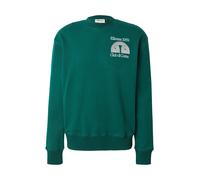 ELLESSE Felpa verde scuro / bianco Uomo ELLESSE S