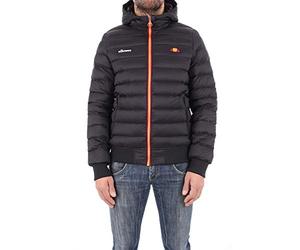 Ellesse Heritage Piumino Imbottito Piuma con Cappuccio Down Jacket EHM111W19 FW19 (M, Black)