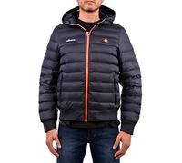Ellesse Heritage Piumino Imbottito Piuma con Cappuccio Down Jacket EHM111W19 FW19 (S, Navy)