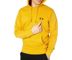Ellesse Hoodie Patch Logo Giallo Uomo