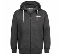 ellesse Klemerio Full Zip Uomo Felpa con zip e cappuccio SOP23857-Dk Grey gris L