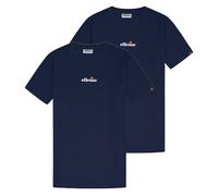 ELLESSE Maglietta blu scuro / arancione / bianco Uomo ELLESSE XL