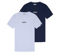 ELLESSE Maglietta blu scuro / rosso / bianco Uomo ELLESSE XL