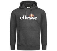 ellesse Monesiglio Felpa Con Cappuccio Uomo Casual Pullover Grigio Nuovo