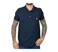 Ellesse - Polo in Cotone con Patch Logo - - Tops - Uomo - Blu - M