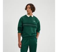 ELLESSE Felpa verde scuro / bianco Uomo ELLESSE XL