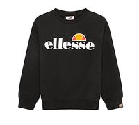 Ellesse Siobhen Crew Sweat Felpa da Bambina, Bambina, Felpa, S4E08600_12/13 Años, Nero, 12-13 Años