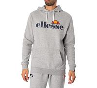 ELLESSE Felpa 'Gottero' blu notte / grigio sfumato / mandarino / granatina, Taglia XXL