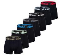 Ellesse Yema, boxer da uomo, confezione da 7 pezzi, con logo, senza intervento, cotone elasticizzato, nero/multicolore, XXL