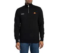 Ellesse Uomo Felpa con zip 1/4 Pelegrini, Nero