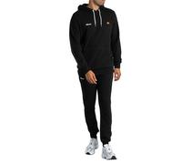 Ellesse Uomo Tuta con cappuccio e pullover Traccota, Nero