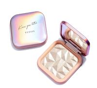 ELLESY Highlighter Makeup Palette Waterproof & Long Lasting Highlighter Palette Shimmer Highlighter Powder Suit All Skin Tones-SUN GLOW