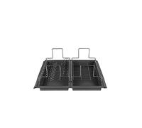 elletipi 1954 I500 P060 Wizard Porta stoviglie da Cassetto in Plastica e Acciaio Cromato per modulo60