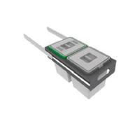 Elletipi Pattumiera Raccolta Differenziata Estraibile Bidoni 10+10Lt PBFT 3050A