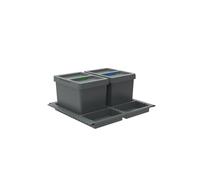 Elletipi PTC22 06050 2CR C97 PPV Pattumiera 2.0 Differenziata da Cassetto Coperchio FLIP UP