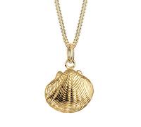 Elli 0101392615 - Collana da donna con ciondolo a forma di conchiglia, in argento 925