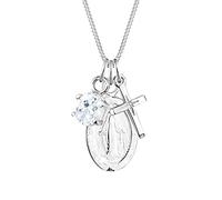 Elli 0102850713_45 - Catenina con pendente da donna, argento sterling 925, 450 mm