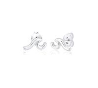 Elli - Orecchini a Perno Onde Tendenza in Argento Sterling 925 1 pieces female