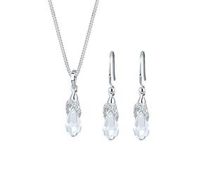 Elli 0904981012_45 - Parure da donna con cristallo , argento sterling 925, 450 mm