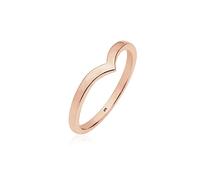 ELLI Anello 'Geo' oro rosé, Taglia 54
