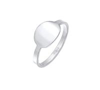Elli Anelli Donna Sigillo di base tendenza Geo Minimal in argento sterling 925