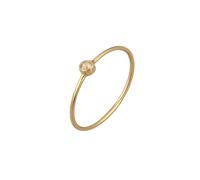 Elli - Anello ad avvolgimento classico con perle d'acqua dolce in argento sterlino 925 placcato oro Anelli 1 pieces female