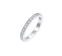 Elli Anello Affascinante da Donna, in Argento Sterling 925 con Cristalli, Grigio
